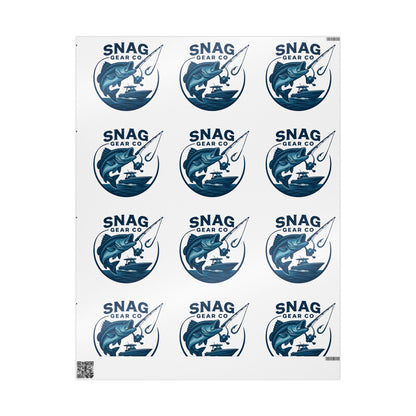 Signature Fishing Logo Wrapping Paper