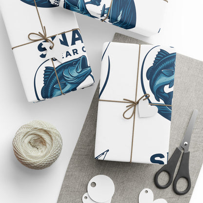 Signature Fishing Logo Wrapping Paper