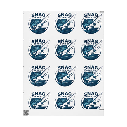 Signature Fishing Logo Wrapping Paper