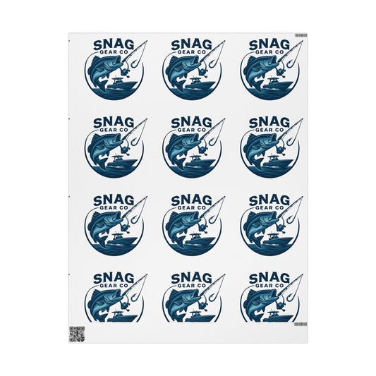 Signature Fishing Logo Wrapping Paper